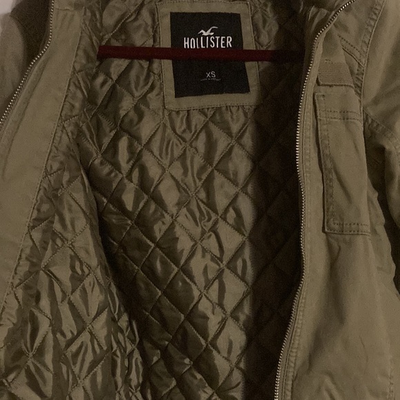 Hollister Green Jacket with Hood - Picture 4 of 4